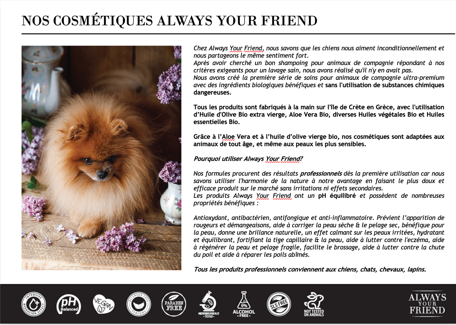 Nos Cosmétiques Always Your Friend : le choix du naturel