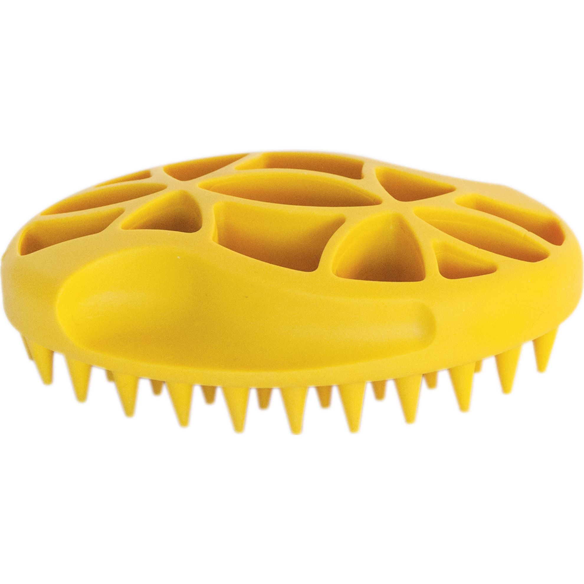 Brosse massante poils courts en caoutchouc