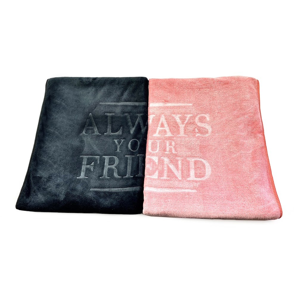 Serviette De Sport / Couverture De Plage Youphoria Outdoors En Microfibre - Gris - Avec Poche