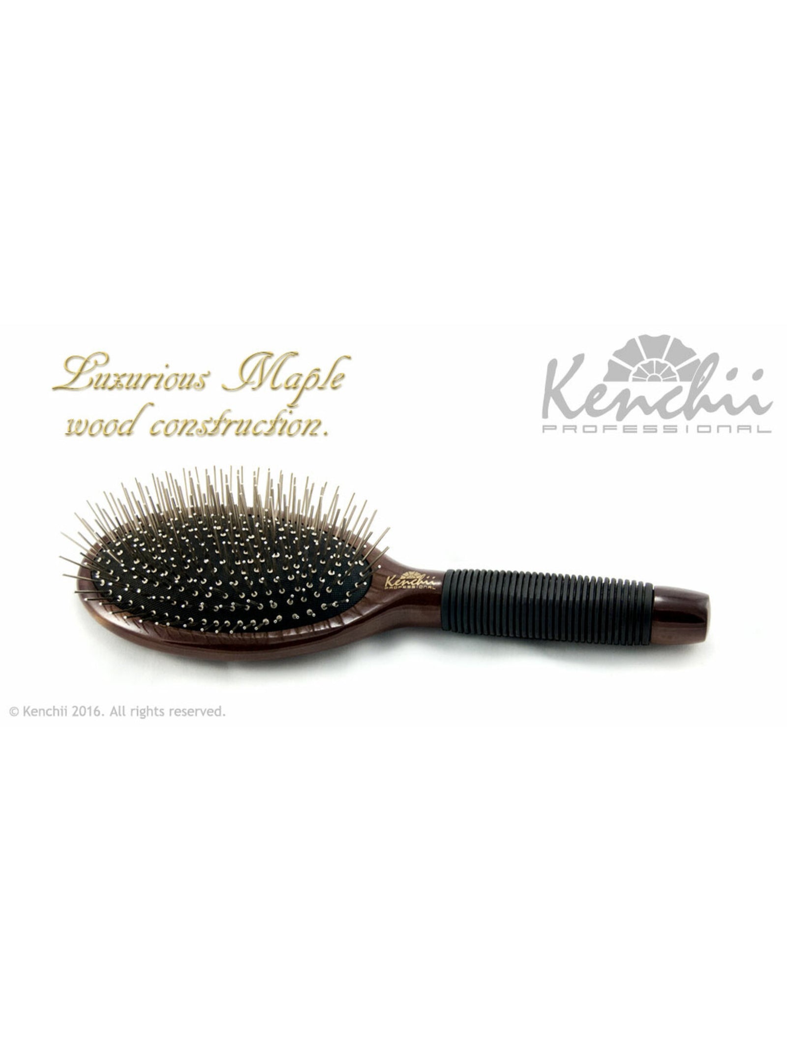 KENCHII - Brosse ovale à picots métal - Grande