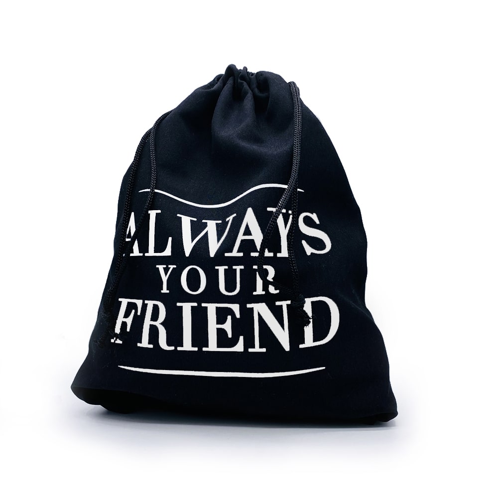 Sac Always Your Friend Noir en Coton