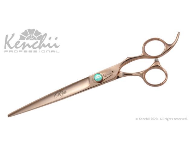 KENCHII - ROSE  GOLD - Ciseaux Droit 8"/ 20 cm